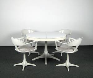 Space Design Esstisch Stühle in Baidur, im Stile von der Top-Line Gruppe von Lübke 5