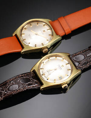 Tissot herrearmbåndsure af forgyldt stål 2