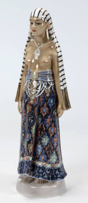 Dahl Jensen figur. Egypterinde.