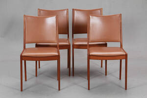 Johannes Andersen for Uldum møbler. Fire stole af teak 4