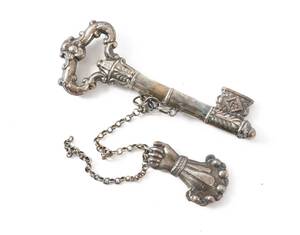 Nålhus i silver, troligen 1839