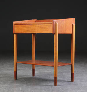 Børge Mogensen. Sengebord, teak, 1950erne