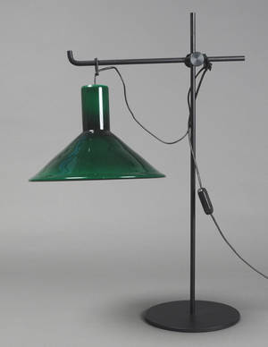 Bordlampe, Holmegaard, PT Michael Bang.