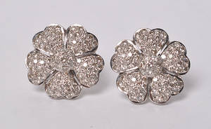 Brillantørestikkere ca. 2,30 ct