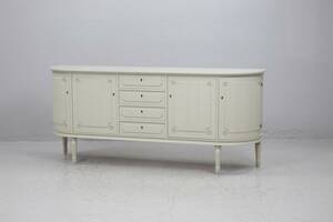 SIDEBOARD, grålackerat, gustaviansk stil, 1900-talets andra hälft
