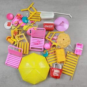 BARBIE, strandset och tillbehör, Mattel, 1980-tal