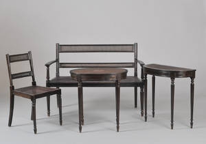 Nordiska Kompaniet. Salongsgruppe, model Harding, 1920erne