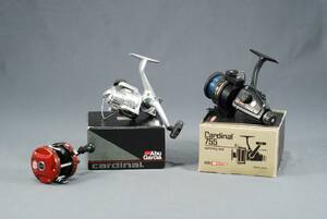 FISKERULLAR, 3 ST, ABU 4500 AL, ABU CARDINAL 755, SAMT ABU CARDINAL AG 1F