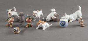 Royal Copenhagen, Bing Grøndahl, Beswick. Samling figurer af porcelæn 11