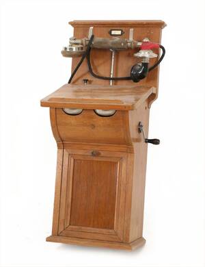 Väggtelefon, LM Eriksson, 1900-talets första hälft