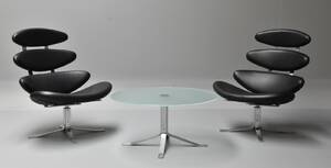 Poul M. Volther for Erik Jørgensen. Corona Lounge sæt 3