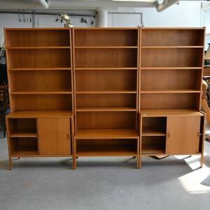 Bokhylla teak 6 delar