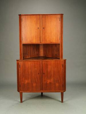 Hjørneskab af teak