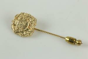 PINBROSCH KRAVATTNÅL, guld, 18 k, Sporrong, 1955, ca 4,6 g