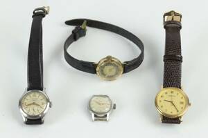 DAMARMBANDSUR, 4 st, bl.a. Tissot Seastar, Certina