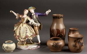 L. Hjorth m.m. Samling keramik og porcelæn 6