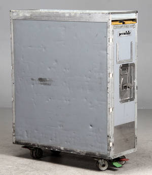 Fly trolley af metal og aluminium