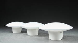Arne Jacobsen. Tre Eclipta væglamper, Ø 22 cm 3