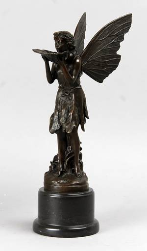 Alfepige udført i bronze