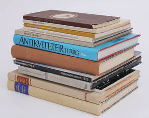 Parti keramik- och porslinslitteratur mm, 12 vol. 12