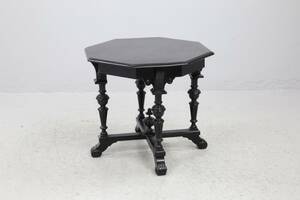 BORD, svartlackerat, nyrenässans, 1800-talets andra hälft