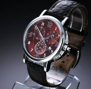Montblanc Summit Chronograph. Herreur i stål med kobberfarvet skive, 2000erne