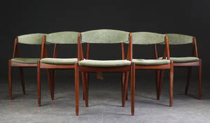 Kai Kristiansen. Fem stole af teak 5