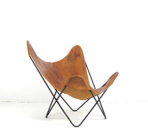 Hardoy, Kurchan, Bonet, Lounge Sessel Modell Butterfly Chair für Knoll International