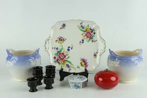 PARTI, med bl.a. ytterfoder, 2 st, Deco, Helsingborg, äggkoppar, 6 st, Boda Nova
