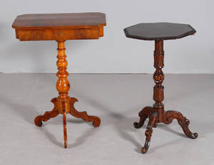 Sybord samt pelarbord 181900-tal 2
