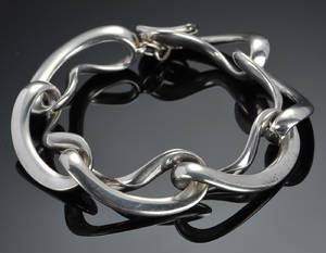 Infinity armbånd af sterlingsølv. Georg jensen.
