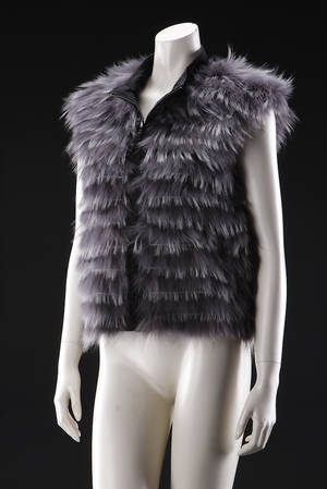 Fur Living. Vest af raccon. Str. LXL Style 290