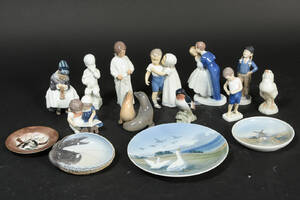 Royal Copenhagen Kongeligt Porcelæn, Bing Grøndahl m.m. Samling figurer m.m. 15