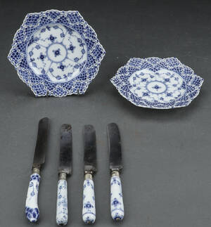 Royal Copenhagen. Musselmalet service helblonde 6