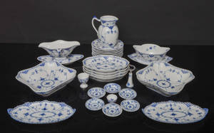 Musselmalet Royal Copenhagen, diverse servisdelar 27