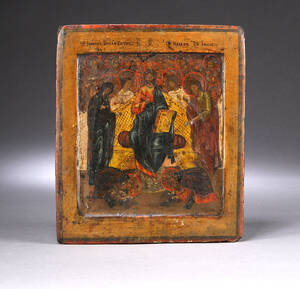 Russisk ikon Den udvidede Desis. 1700-tallet