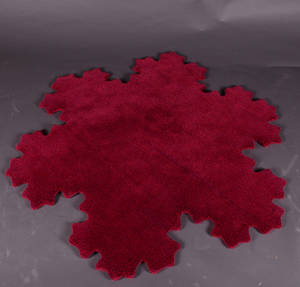 Mattahari, Vinröd, Snowflake, diameter 120 cm