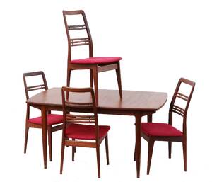 Möblemang 5 delar, Svante Skogh, ur Rosetto-serien, Abrahamssons Möbelfabrik, 195060-tal