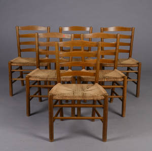 Kaare Klint 1888-1954. Seks kirkestole, model 4133 6
