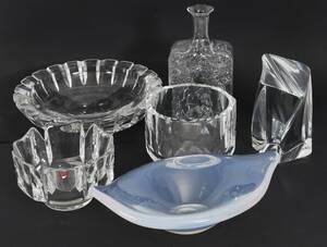 Glas 6 delar, mestadels Orrefors