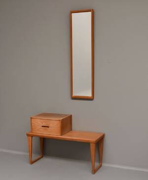 Kai Kristiansen for Aksel Kjærsgaard. Entrésæt i eg, 1960erne 3