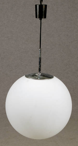 Klotlampa, opalglas, 45 cm