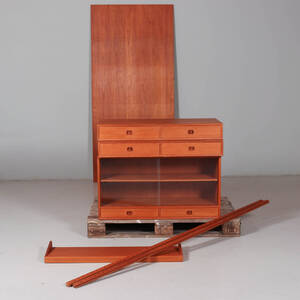 NILS JONSSON, hyllsystem Domi, Troeds, Bra Bohag, teak, 1900-talets mitt