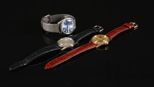 Vintage herrearmbåndsure Ofrina, Edox og Spera 3