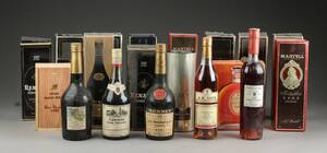 18 flasker Diverse Cognac 18