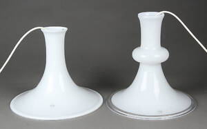 Michael Bang for Holmegaard. Mandarin og Etude to pendler. 2