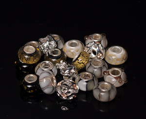 Charlotte Borgen beads - gyldne nuancer 20