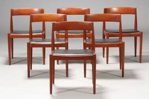 Kai Kristiansen for Fritz Hansen. Spisestole, teak 6