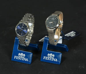 Festina, Mademoiselle m.m., damearmbåndsure armring, rustfrit stål i Festina æske 3