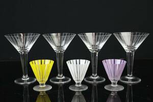 BENGT ORUP, cocktailglas, 3 st, Strikt, Johansfors samt cocktailglas, 4 st